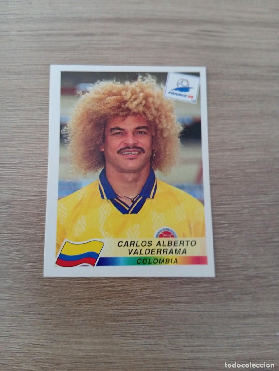 Football Stickers: CARLOS ALBERTO VALDERRAMA 456 COLOMBIA PANINI FRANCIA 1998 98 SIN PEGAR NUNCA PEGADO