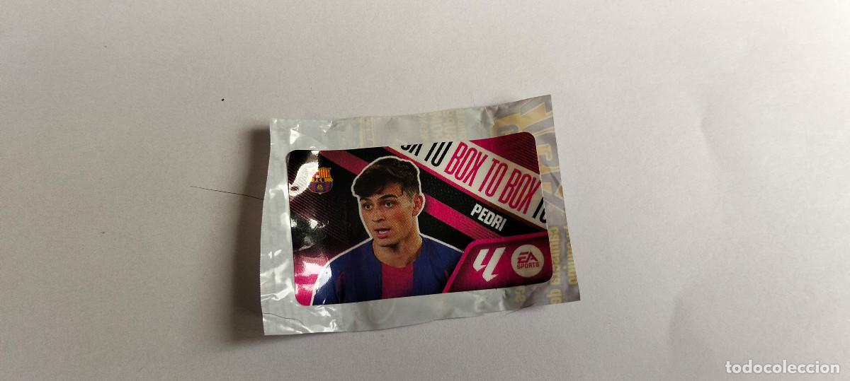 Cromos de Futebol: CROMO CHICLE . LIGA ESTE 2026 - 27 ... BOX TO BOX BARCELONA . PEDRI -- LEER ANUNCIO.