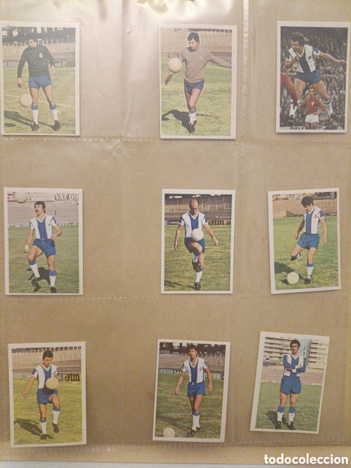 Cromos de Futebol: Cromos R.C.D Espa&ntilde;ol colecci&oacute;n FHER 75-76