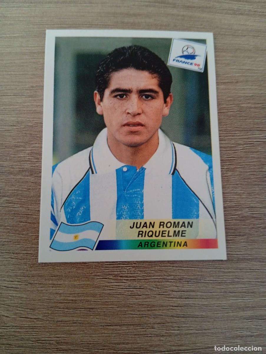 Cromos de Futebol: JUAN ROMAN RIQUELME 509 ARGENTINA PANINI FRANCIA 1998 98 SIN PEGAR NUNCA PEGADO