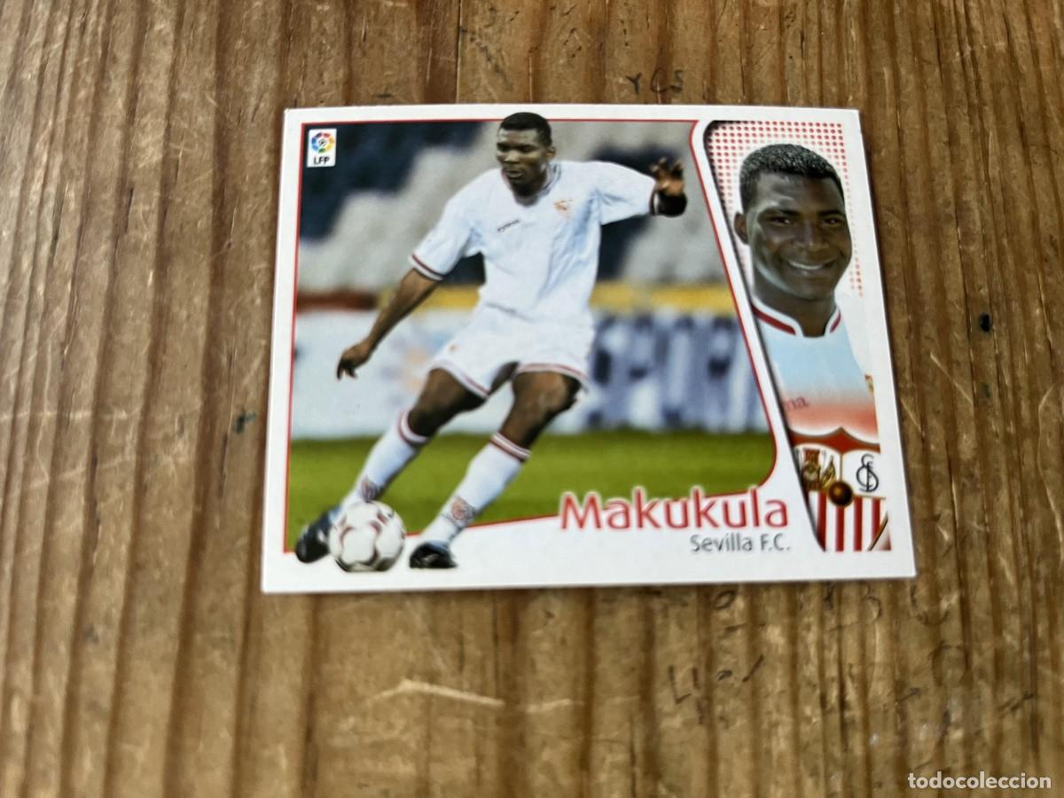 Cromos de Futebol: CROMO SIN PEGAR NUNCA PEGADO ALBUM LIGA ESTE 04 05 2004 2005 FICHAJES # 5 MAKUKULA SEVILLA