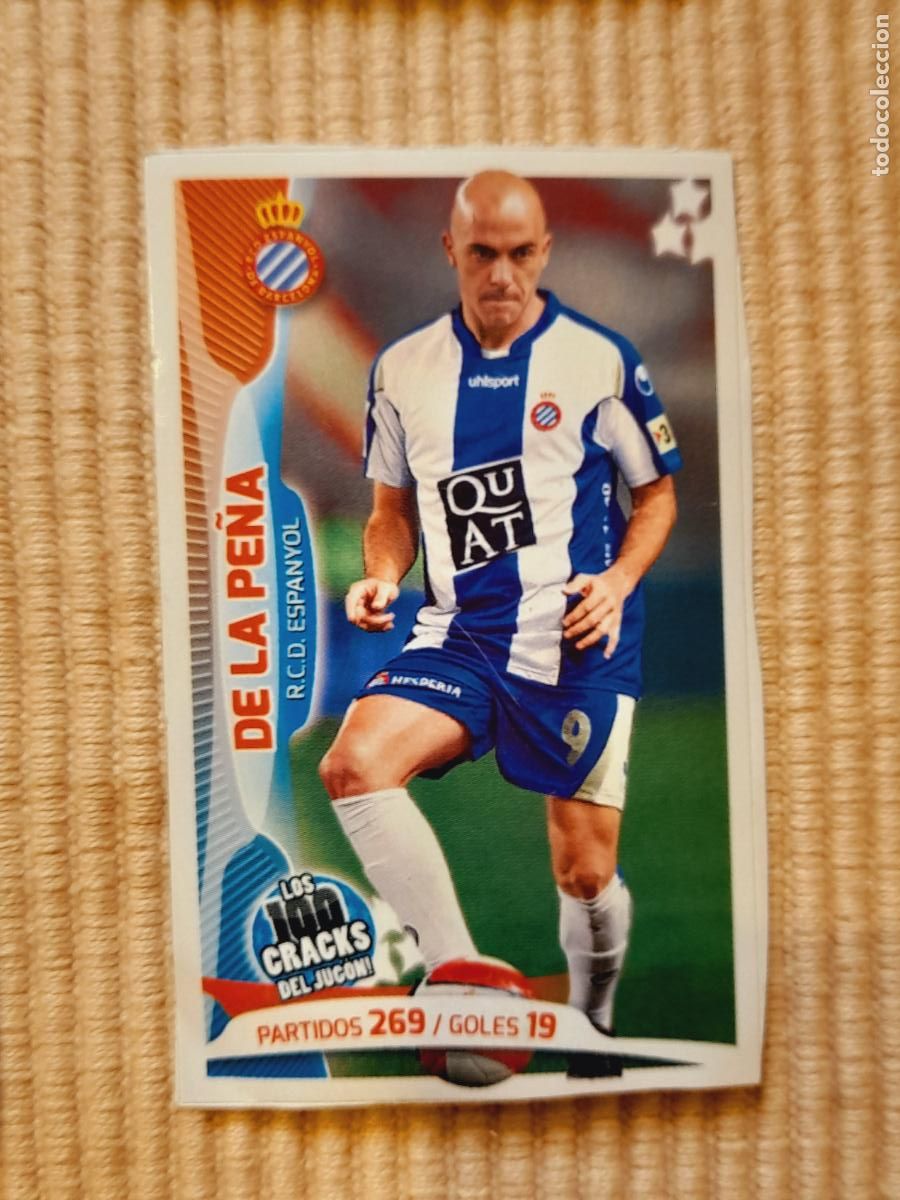 Fu&szlig;ball-Sticker: CROMO DE LA PE&Ntilde;A (RCD ESPANYOL) LOS 100 CRACKS DEL JUGON 2005 2014