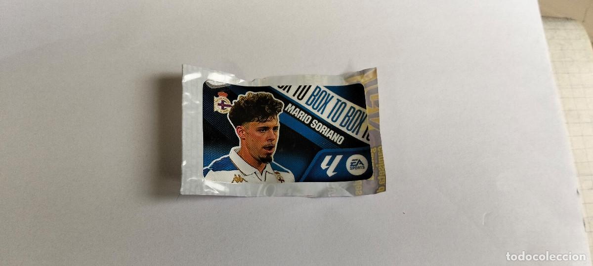 Fu&szlig;ball-Sticker: CROMO CHICLE . LIGA ESTE 2026 - 27 ... BOX TO BOX DEPORTIVO . MARIO SORIANO -- LEER ANUNCIO.