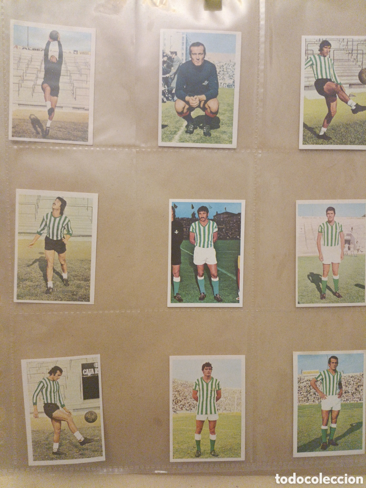 Fu&szlig;ball-Sticker: Cromos R.Betis B. Colecci&oacute;n FHER 75-76