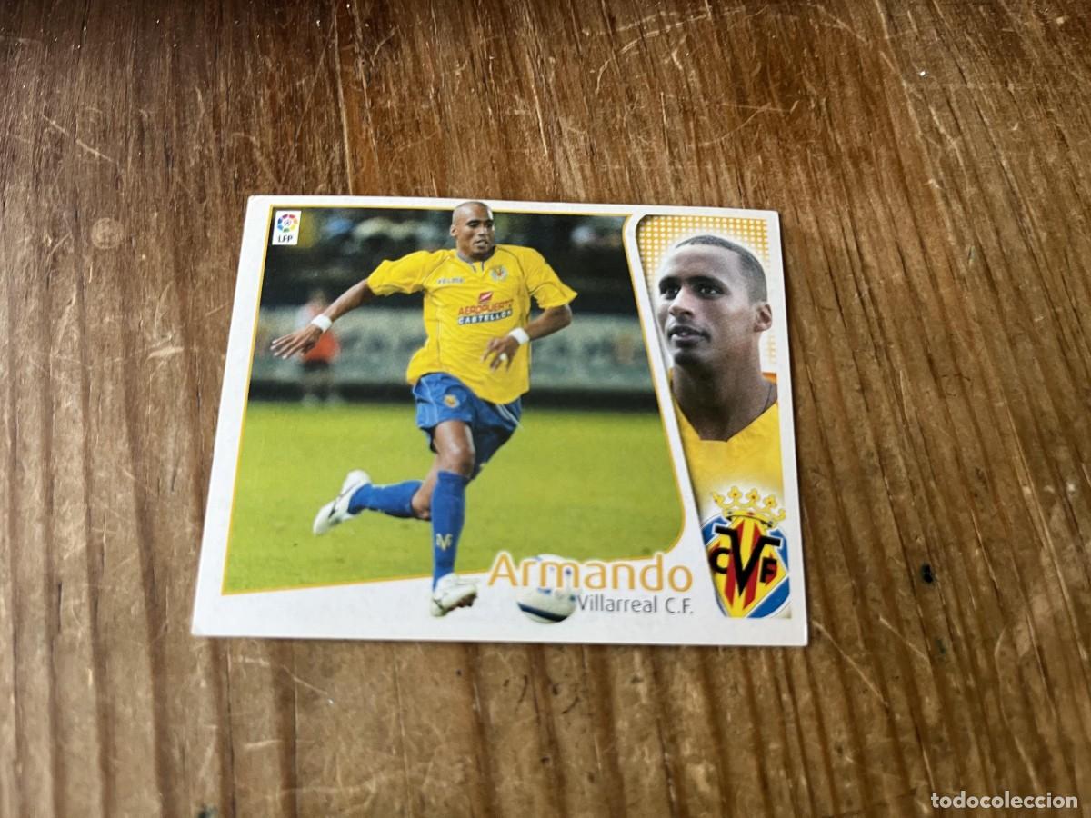 Fu&szlig;ball-Sticker: CROMO SIN PEGAR NUNCA PEGADO ALBUM LIGA ESTE 04 05 2004 2005 FICHAJES # 11 ARMANDO VILLARREAL
