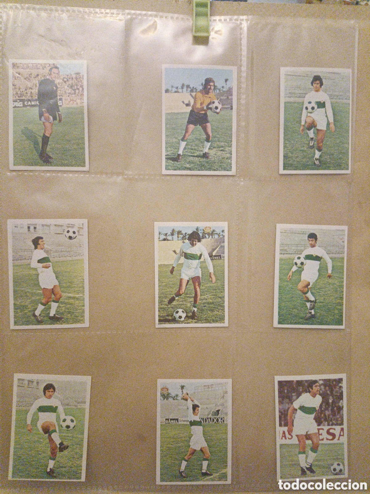 Fu&szlig;ball-Sticker: Cromos Elche C.F colecci&oacute;n FHER 75-76