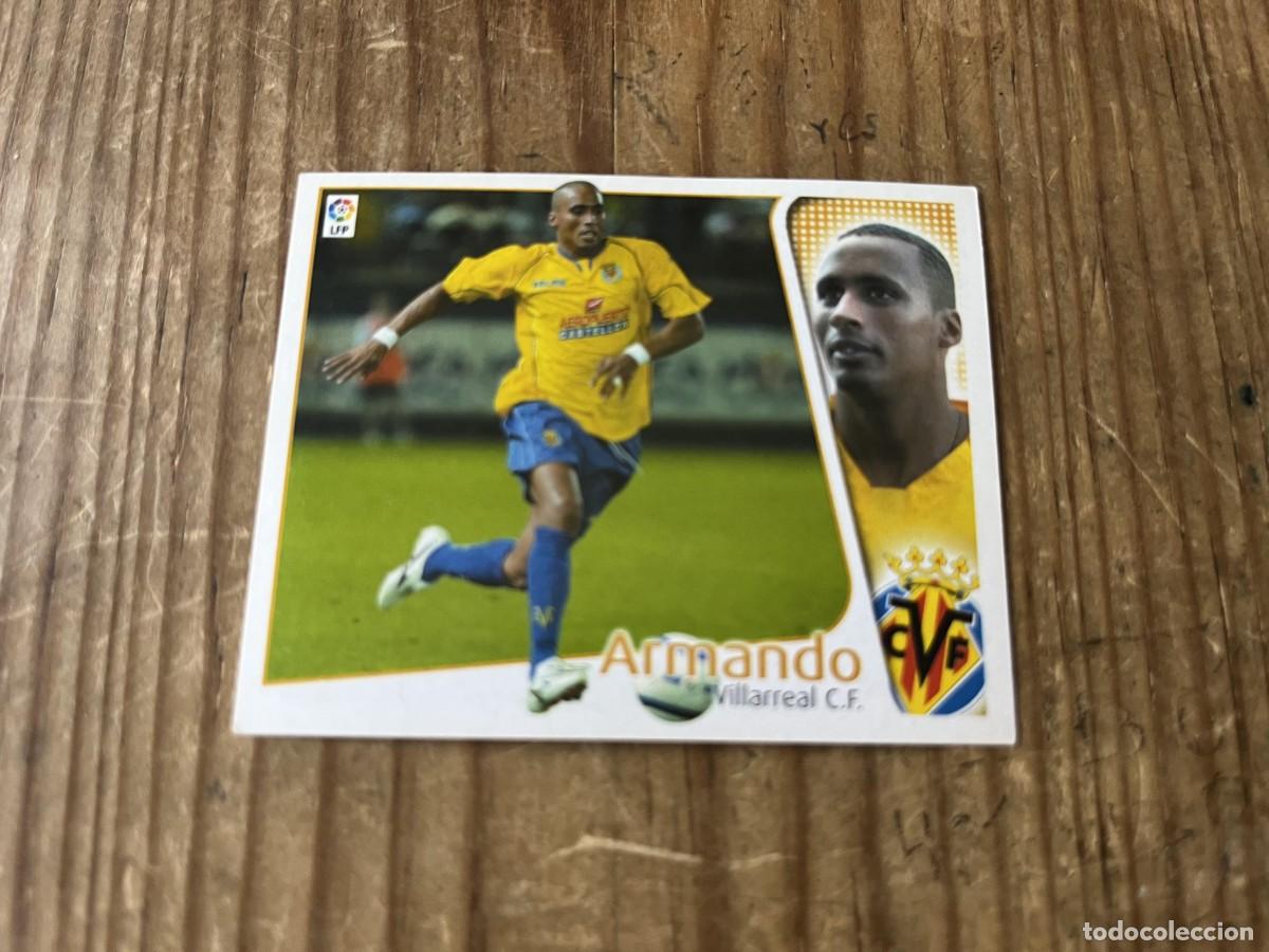 Fu&szlig;ball-Sticker: CROMO SIN PEGAR NUNCA PEGADO ALBUM LIGA ESTE 04 05 2004 2005 FICHAJES # 11 ARMANDO VILLARREAL