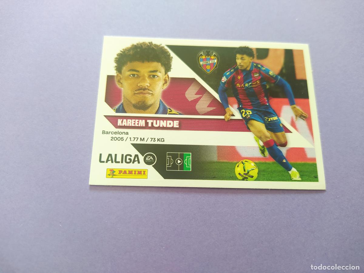 Fu&szlig;ball-Sticker: LIGA ESTE 2026 2027 26 27 NUEVO - LEVANTE N&ordm; 16 TUNDE