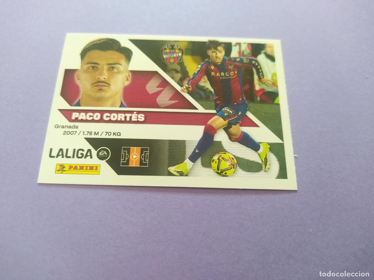 Fu&szlig;ball-Sticker: LIGA ESTE 2026 2027 26 27 NUEVO - LEVANTE N&ordm; 14B PACO CORTES
