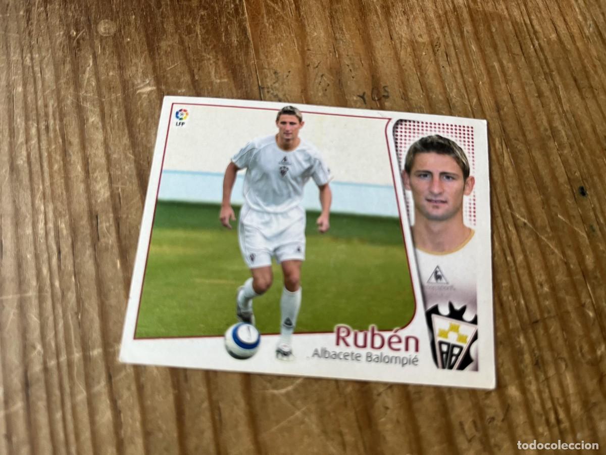 Fu&szlig;ball-Sticker: CROMO SIN PEGAR NUNCA PEGADO ALBUM LIGA ESTE 04 05 2004 2005 FICHAJES # 15 RUBEN ALBACETE