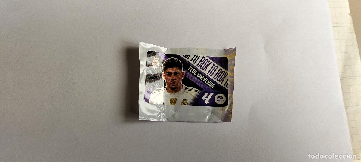Fu&szlig;ball-Sticker: CROMO CHICLE . LIGA ESTE 2026 - 27 ... BOX TO BOX REAL MADRID . FEDE VALVERDE -- LEER ANUNCIO.