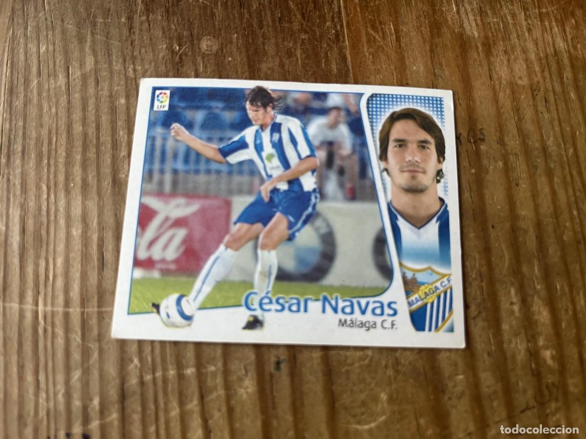 Cromos de f&uacute;tbol: CROMO SIN PEGAR NUNCA PEGADO ALBUM LIGA ESTE 04 05 2004 2005 COLOCA CESAR NAVAS MALAGA