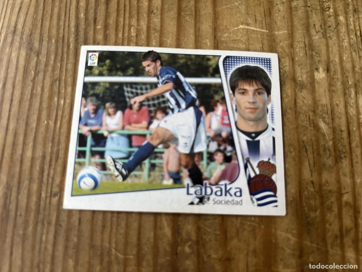 Cromos de f&uacute;tbol: CROMO SIN PEGAR NUNCA PEGADO ALBUM LIGA ESTE 04 05 2004 2005 COLOCA LABAKA REAL SOCIEDAD