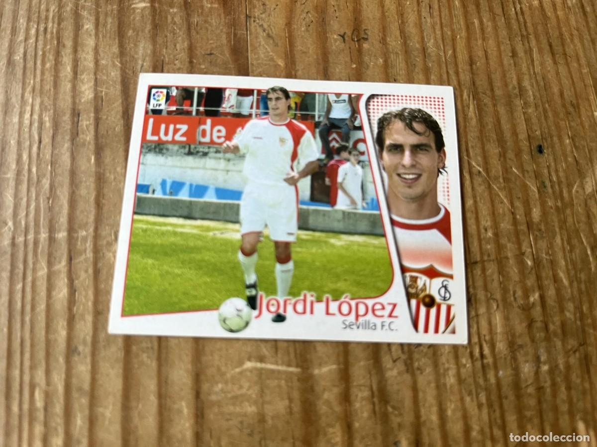 Cromos de f&uacute;tbol: CROMO SIN PEGAR NUNCA PEGADO ALBUM LIGA ESTE 04 05 2004 2005 COLOCA JORDI LOPEZ SEVILLA
