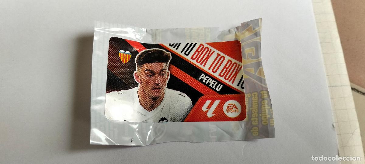 Cromos de f&uacute;tbol: CROMO CHICLE . LIGA ESTE 2026 - 27 ... BOX TO BOX PEPELU . VALENCIA -- LEER ANUNCIO.