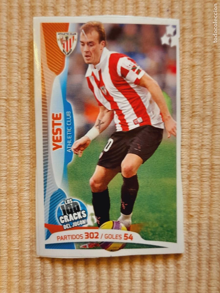 Cromos de f&uacute;tbol: CROMO YESTE (ATHLETIC BILBAO) LOS 100 CRACKS DEL JUGON 2005 2014