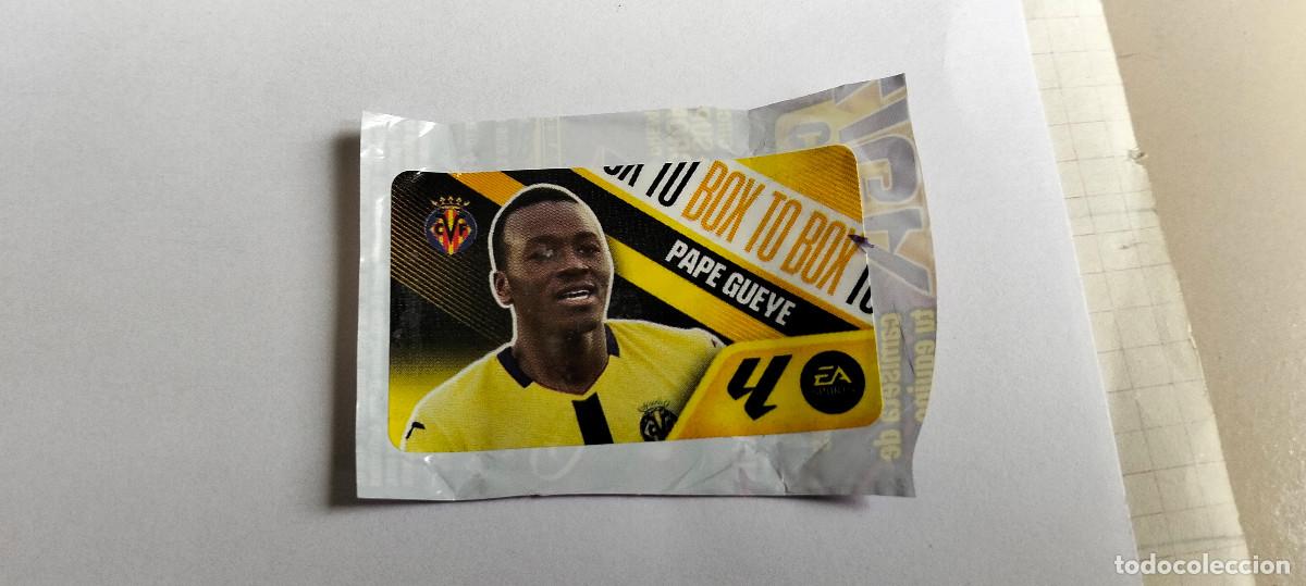 Cromos de f&uacute;tbol: CROMO CHICLE . LIGA ESTE 2026 - 27 ... BOX TO BOX VILLARREAL . PAPE GUEYE -- LEER ANUNCIO.