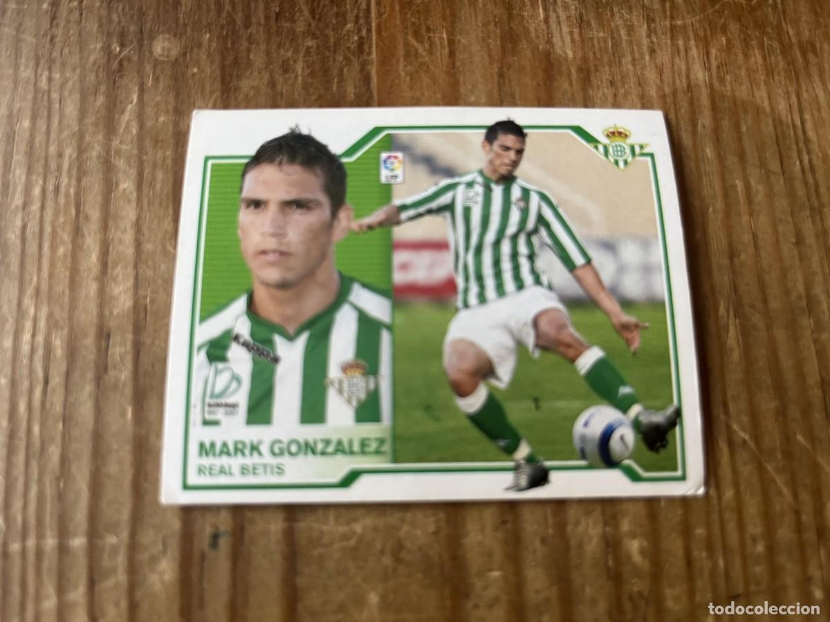 Cromos de f&uacute;tbol: CROMO SIN PEGAR NUNCA PEGADO ALBUM LIGA ESTE 07 08 2007 2008 FICHAJES # 16 MARK GONZALEZ BETIS