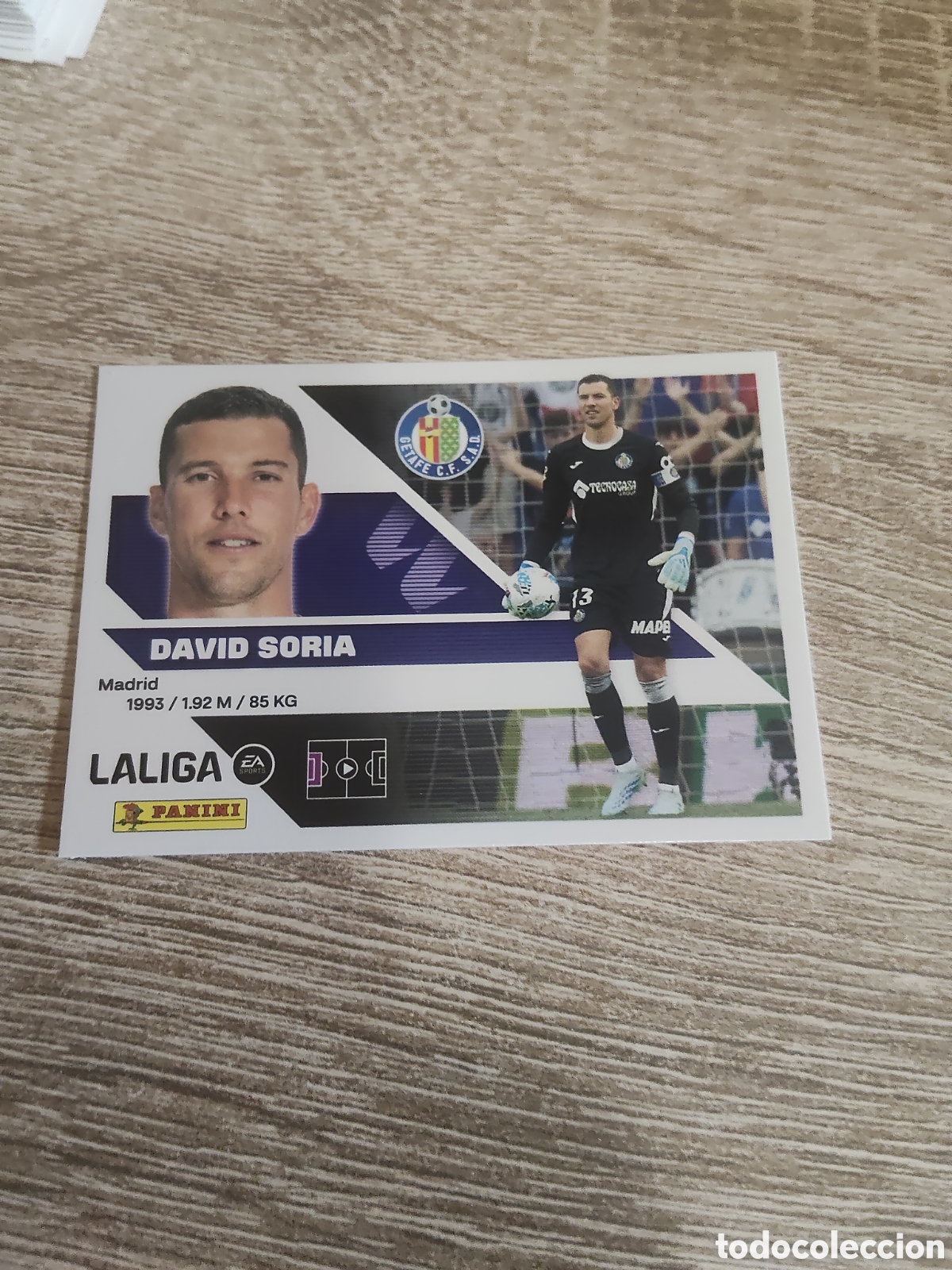 Cromos de f&uacute;tbol: David Soria Getafe liga 2026 2027 26 27 ediciones este