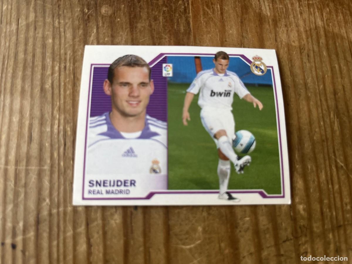 Football Stickers: CROMO SIN PEGAR NUNCA PEGADO ALBUM LIGA ESTE 07 08 2007 2008 FICHAJES # 36 SNEIJDER REAL MADRID