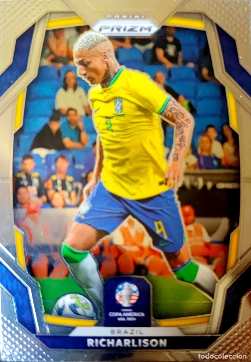 Cromos de f&uacute;tbol: 32 Richarlison - Brasil - Tottenham Hotspur FC - PANINI PRIZM Copa de America 2024 CONMEBOL