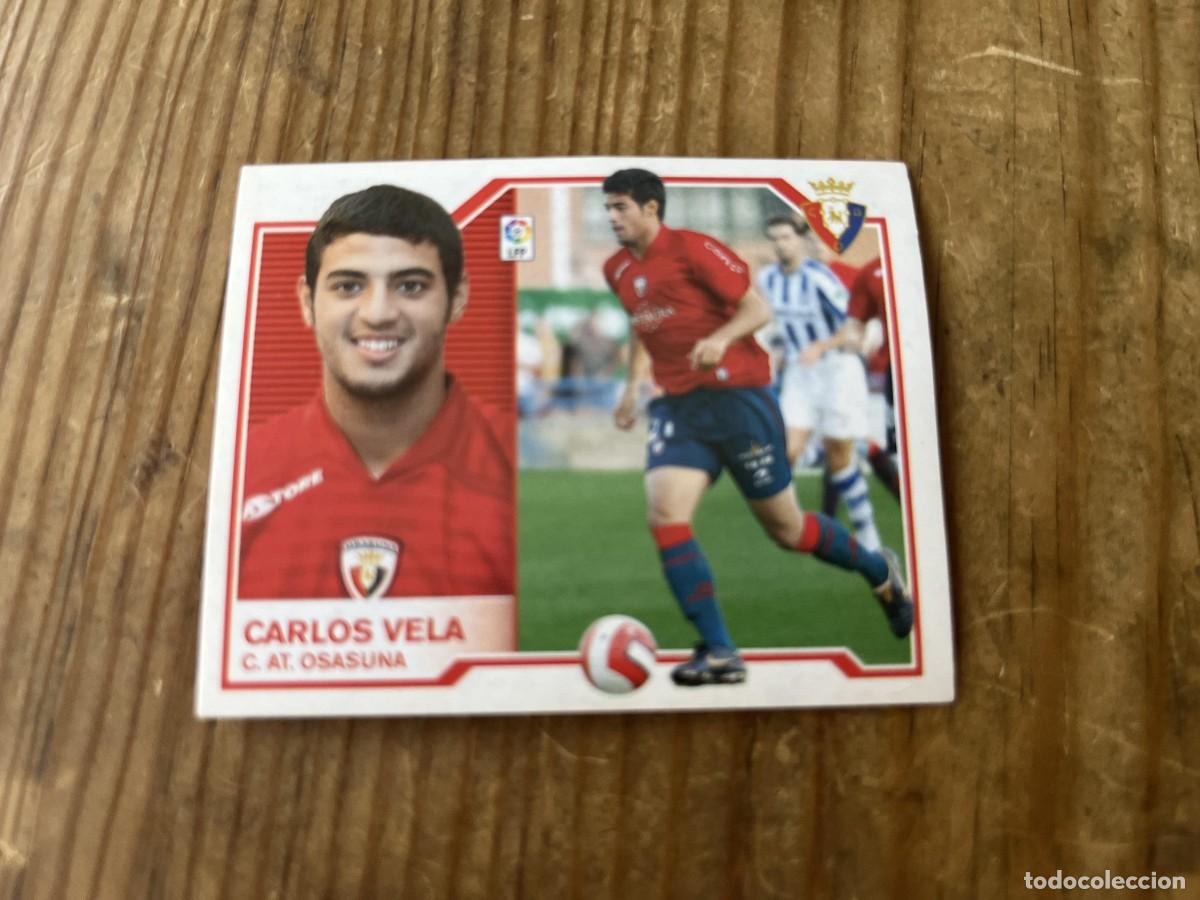 Cromos de f&uacute;tbol: CROMO SIN PEGAR NUNCA PEGADO ALBUM LIGA ESTE 07 08 2007 2008 FICHAJES # 38 CARLOS VELA OSASUNA