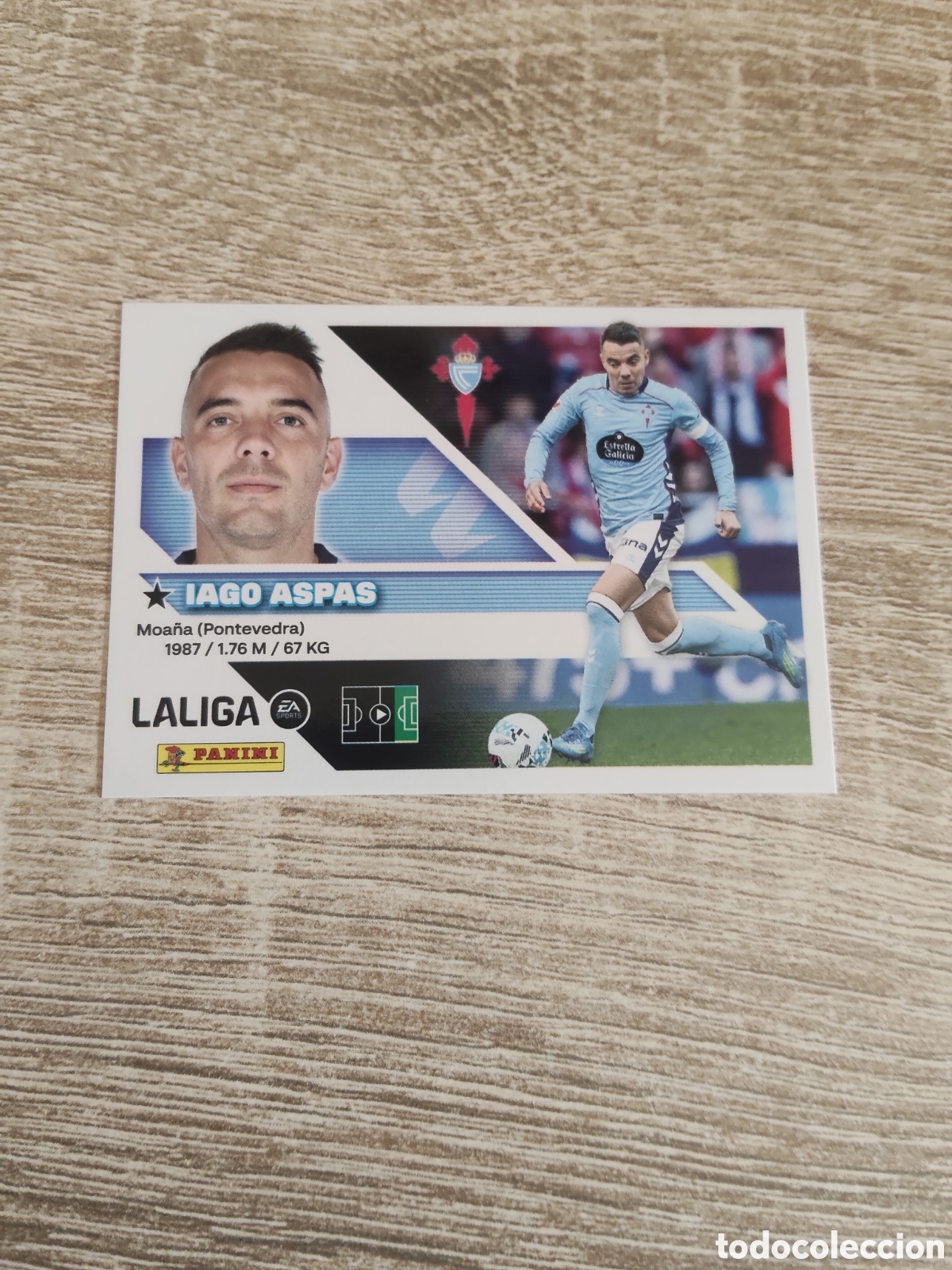 Cromos de f&uacute;tbol: Iago Aspas Celta de Vigo liga 2026 2027 26 27 ediciones este