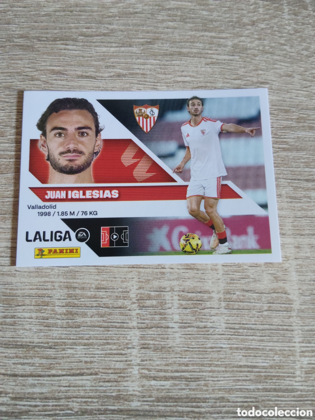 Cromos de f&uacute;tbol: Iglesias coloca Sevilla liga 2026 2027 26 27 ediciones este
