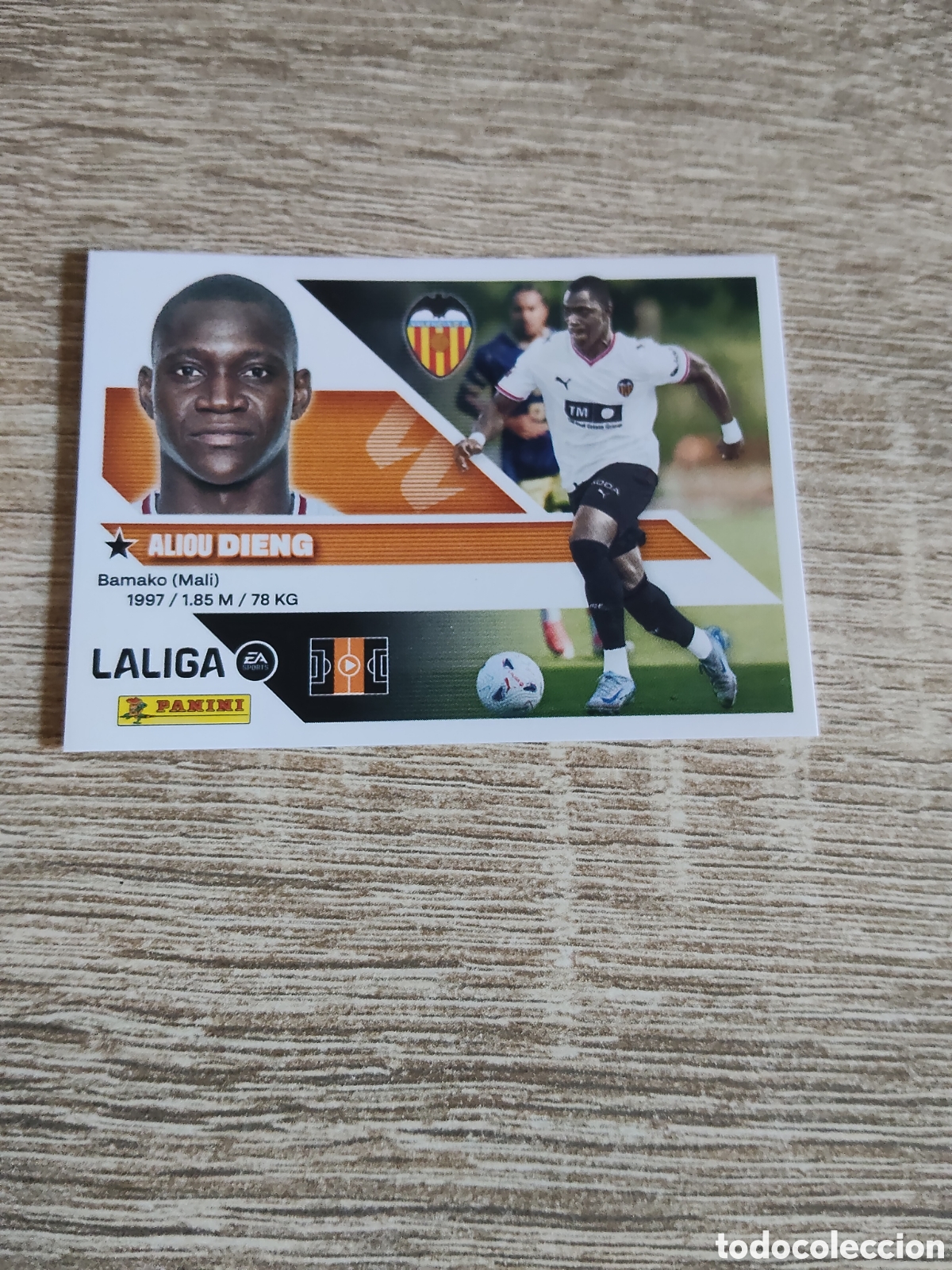 Cromos de f&uacute;tbol: Dieng coloca Valencia liga 2026 2027 26 27 ediciones este