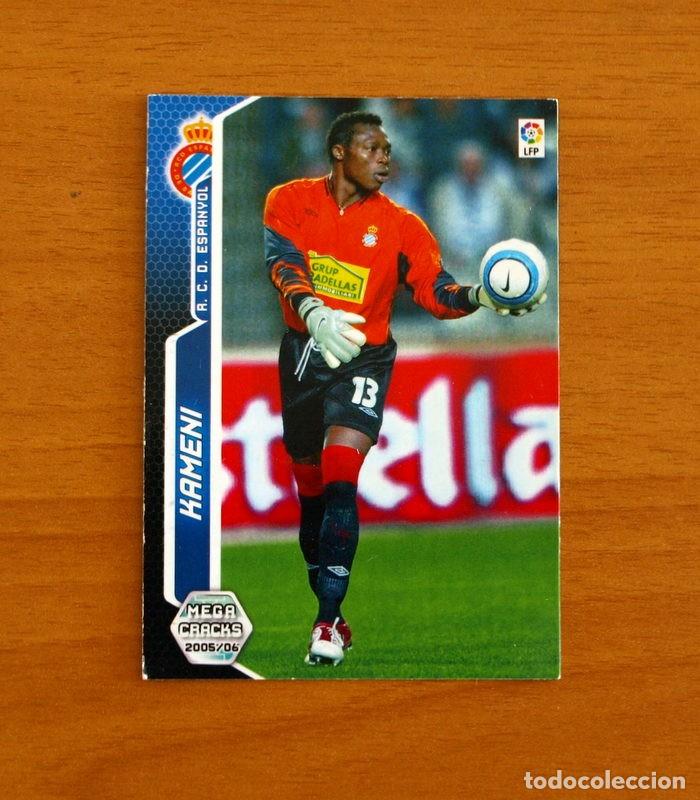 Cromos de f&uacute;tbol: R.C.D. Espa&ntilde;ol-Espanyol -N&ordm; 146 Kameni-Megacracks Las Fichas Liga 2005-2006-05-06 Mega Cracks Panini