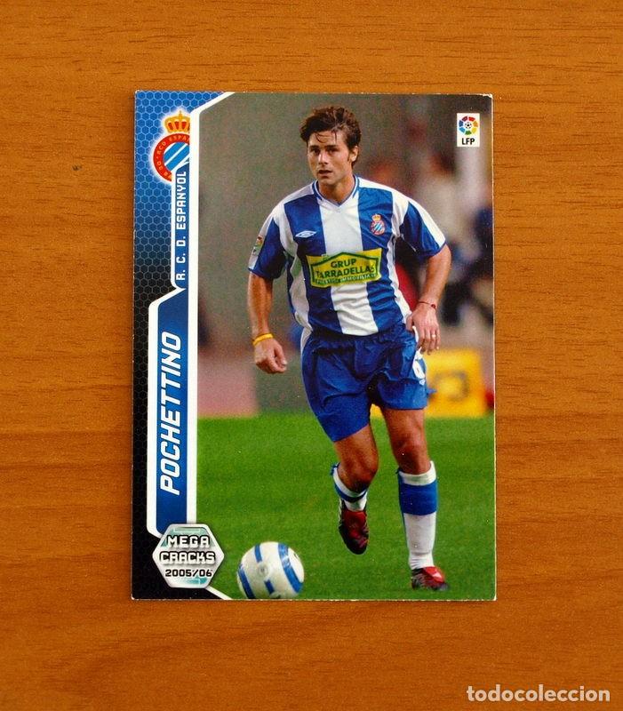 Cromos de f&uacute;tbol: R.C.D. Espa&ntilde;ol-Espanyol-149 Pochettino-Megacracks Las Fichas Liga 2005-2006-05-06 Mega Cracks Panini
