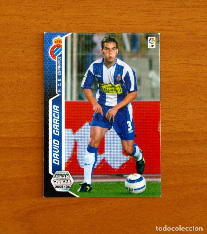 Cromos de f&uacute;tbol: R.C.D. Espanyol -N&ordm; 151 David Garc&iacute;a -Megacracks Las Fichas Liga 2005-2006-05-06 Mega Cracks Panini