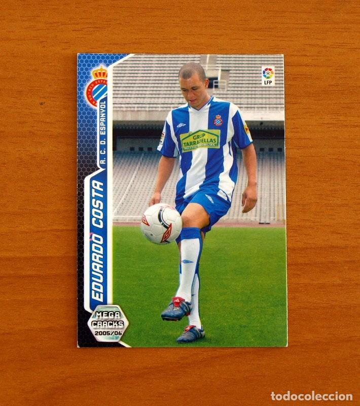 Cromos de f&uacute;tbol: R.C.D. Espanyol -N&ordm; 155 Eduardo Costa -Megacracks Las Fichas Liga 2005-2006-05-06 Mega Cracks Panini