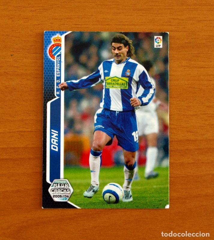 Cromos de f&uacute;tbol: R.C.D. Espanyol-Espa&ntilde;ol -N&ordm; 160 Dani -Megacracks Las Fichas Liga 2005-2006-05-06 Mega Cracks Panini