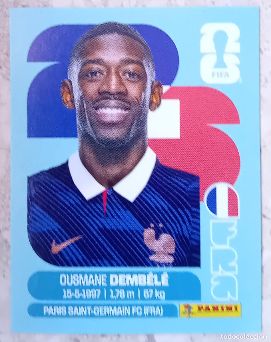 Cromos de f&uacute;tbol: Figurina Panini 2026 Cromo World Cup Usa Mundial 2026 Ousmane Demb&eacute;l&eacute; France n FRA 15