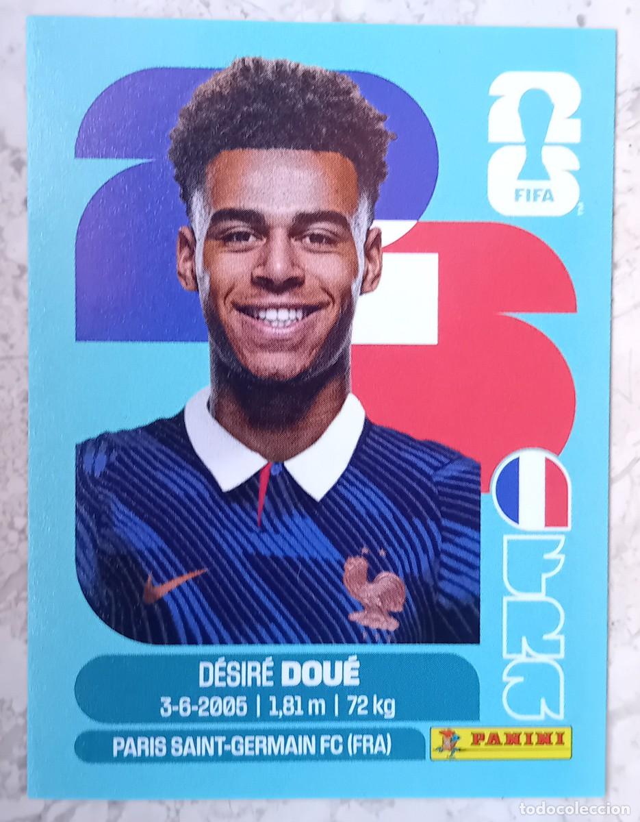 Cromos de f&uacute;tbol: Figurina Panini 2026 Cromo World Cup Usa Mundial 2026 Desir&eacute; Dou&eacute; France n FRA 17
