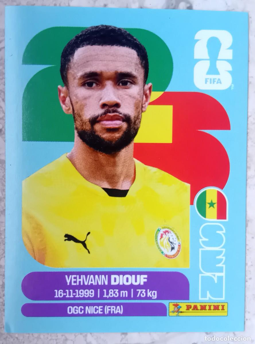 Cromos de f&uacute;tbol: Figurina Panini 2026 Cromo World Cup Usa Mundial 2026 Yehvann Diouf Senegal n SEN 3