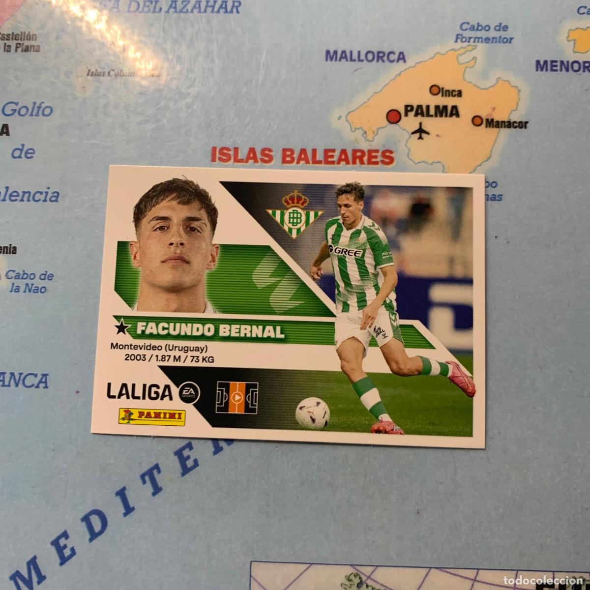 Figurine di Calcio: Facundo Bernal n&uacute;mero 13 del Betis cromo de la liga este 26-27 2026-2027