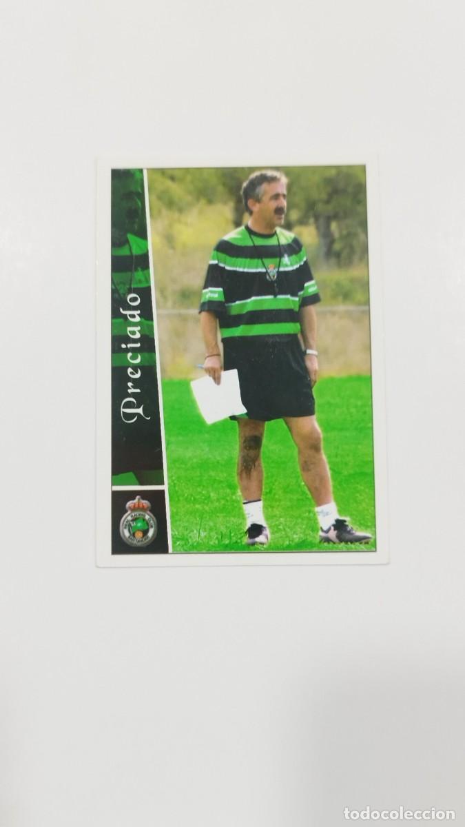 Cromos de f&uacute;tbol: LAS FICHAS DE LA LIGA 2003 - PRECIADO - REAL RACING CLUB