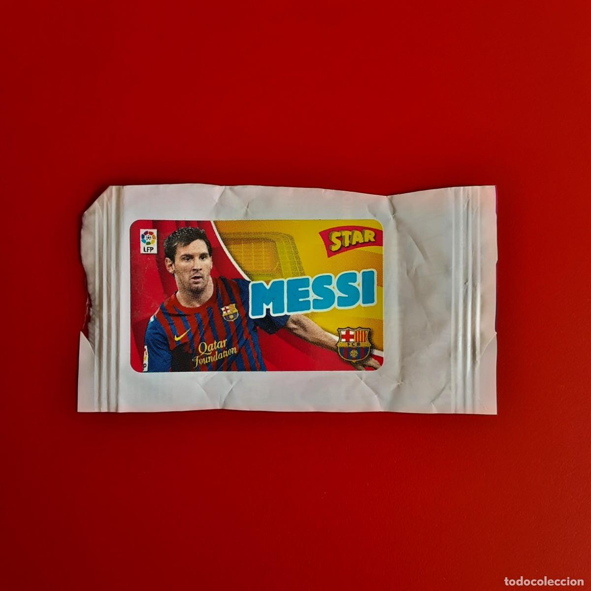 Cromos de f&uacute;tbol: MESSI (BARCELONA) - CROMO CHICLE LIGA 2012 2013 PANINI - LIGA 12-13