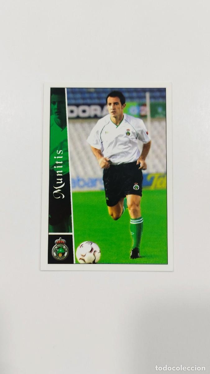 Cromos de Futebol: LAS FICHAS DE LA LIGA 2003 - MUNITIS - REAL RACING CLUB