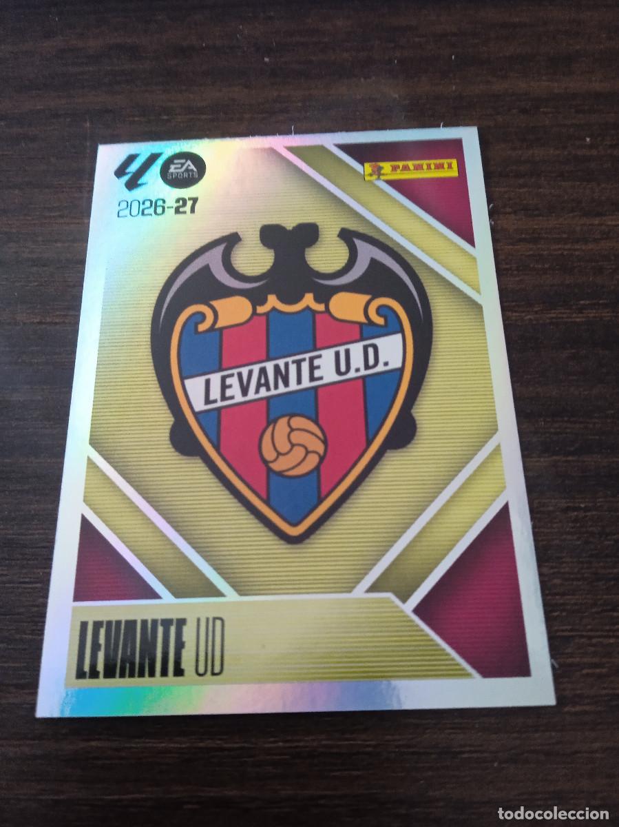 Cromos de f&uacute;tbol: Cromo Panini Liga Este 2026/2027 26/27 Levante Escudo 1