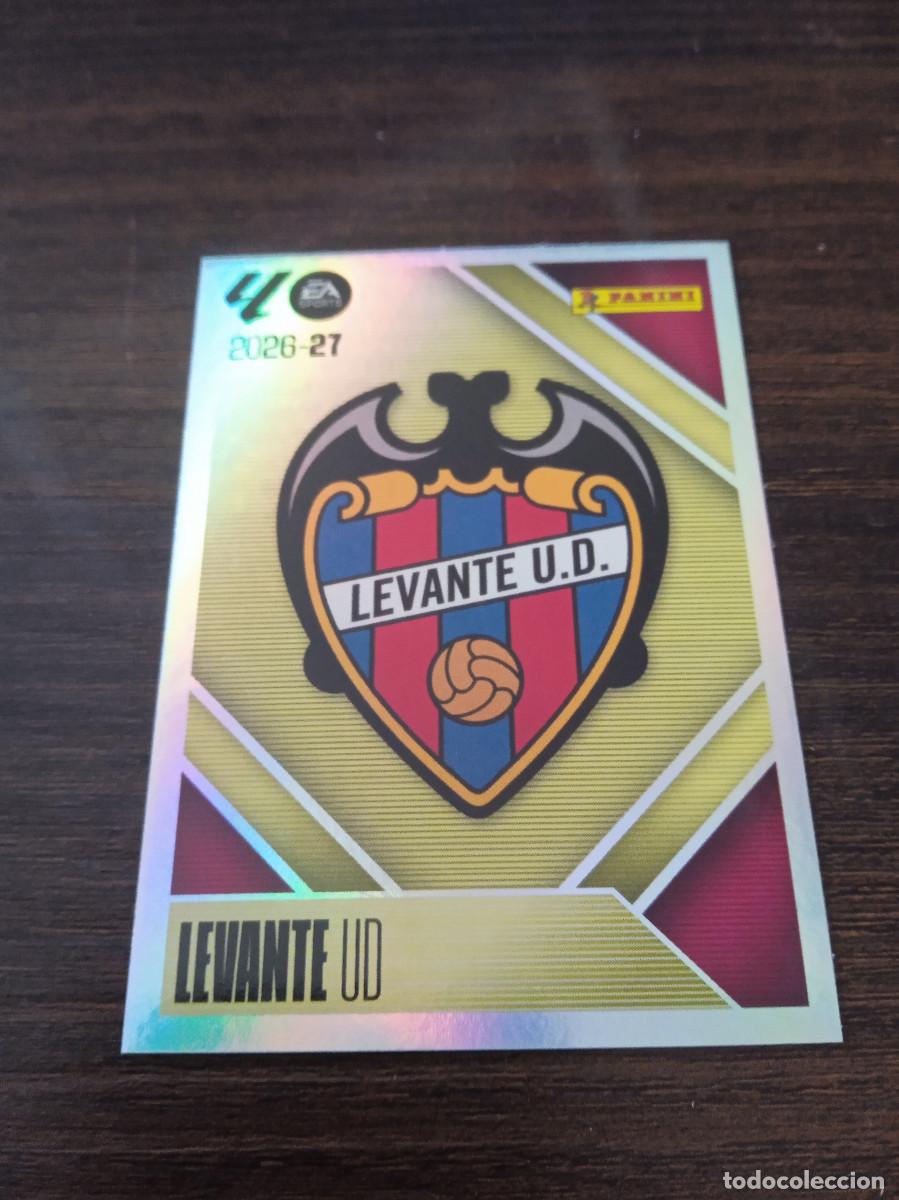 Cromos de f&uacute;tbol: Cromo Panini Liga Este 2026/2027 26/27 Levante Escudo 1
