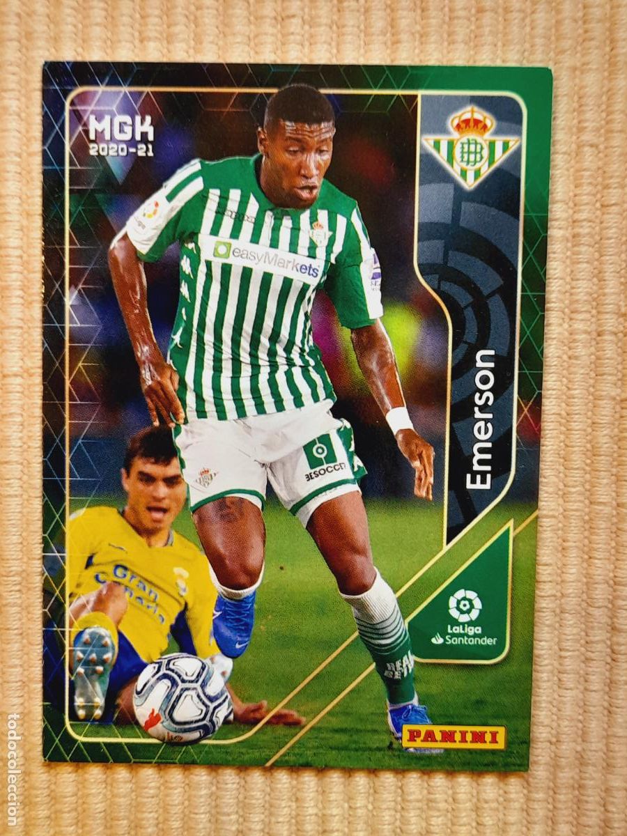 Cromos de f&uacute;tbol: CARD 76 EMERSON (REAL BETIS) LIGA 20-21 2020 2021 MEGACRACKS