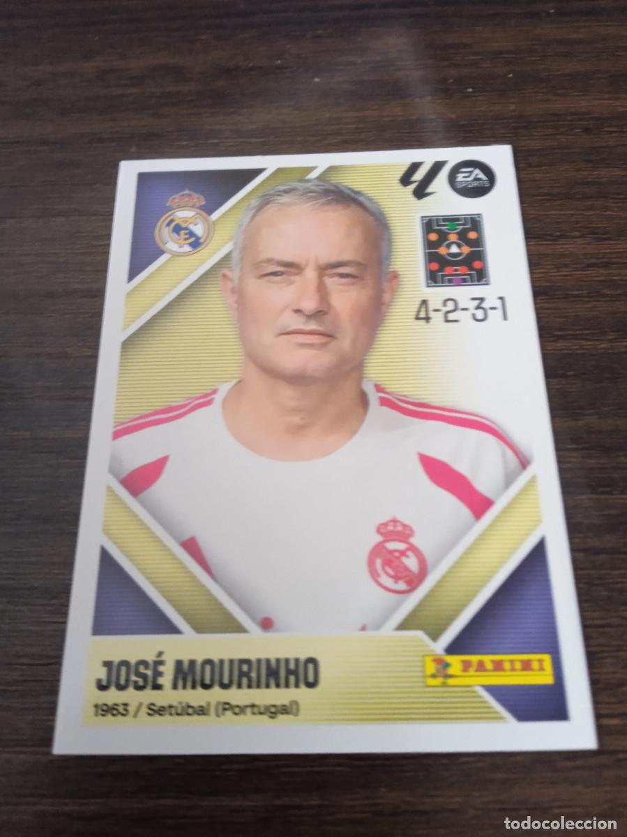 Cromos de f&uacute;tbol: Cromo Panini Liga Este 2026/2027 26/27 Real Madrid Entrenador jose Mourinho 2