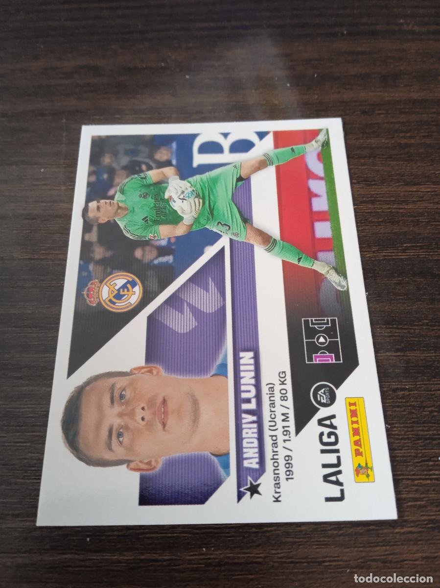 Cromos de f&uacute;tbol: Cromo Panini Liga Este 2026/2027 26/27 Real Madrid Lunin 4