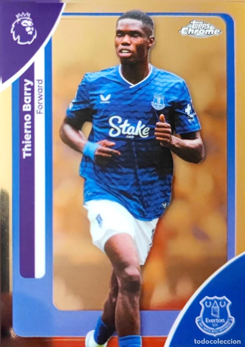 Cromos de f&uacute;tbol: 89 Thierno Barry - Everton - TOPPS CHROME Premier League 2025 2026 25 26