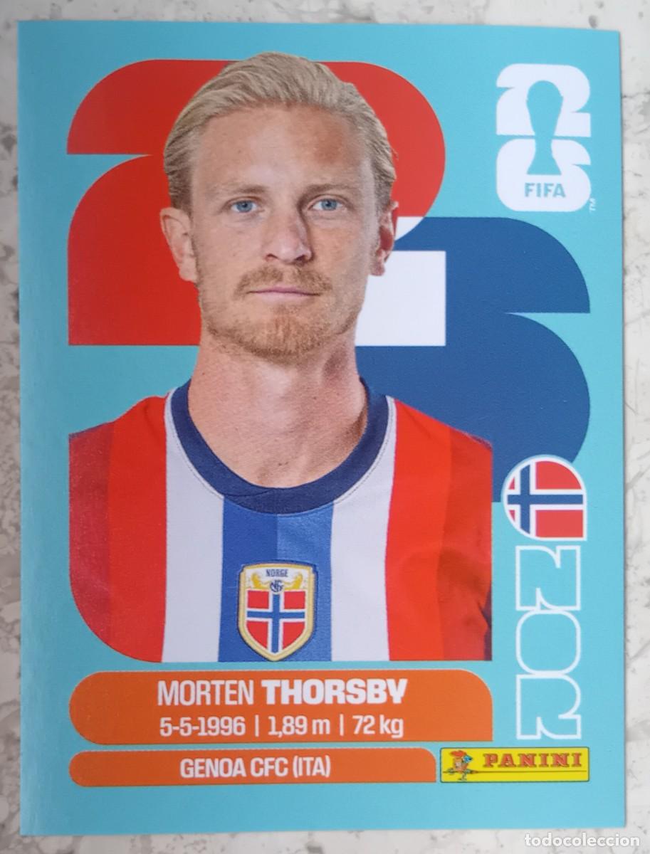 Cromos de f&uacute;tbol: Figurina Panini 2026 Cromo World Cup Usa Mundial 2026 Morten Thorsby Norrway n NOR 9