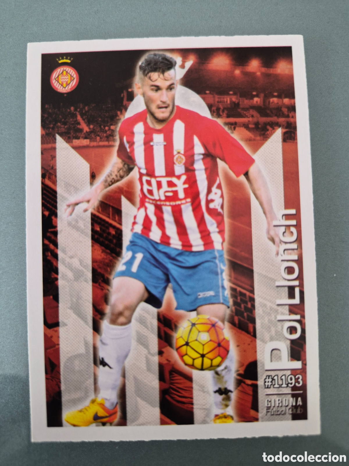 Cromos de f&uacute;tbol: Mundicromo 2015 2016 #1193 Pol Llonch