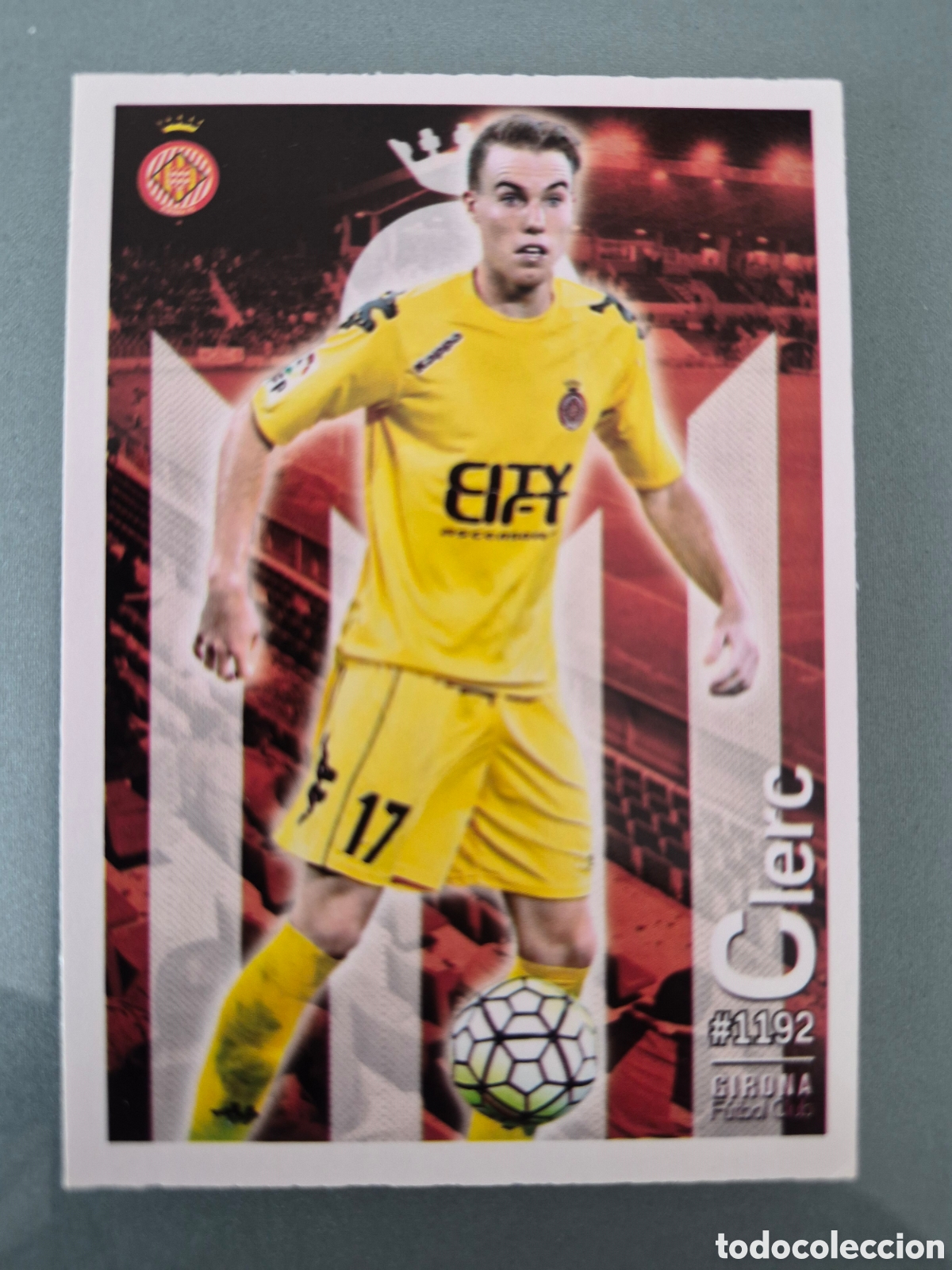 Fu&szlig;ball-Sticker: Mundicromo 2015 2016 #1192 Clerc